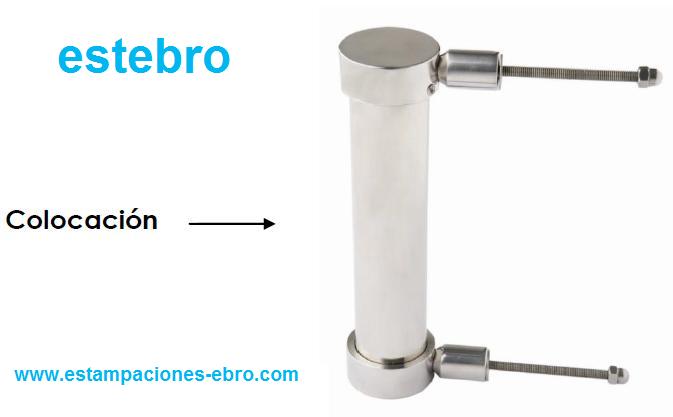 tirador acero inox