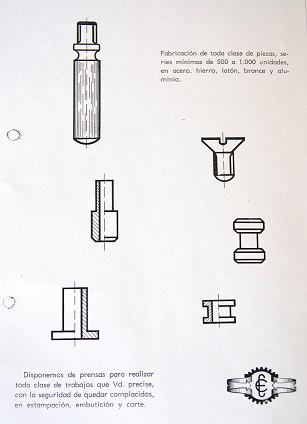 Productos fabricados 1965 estebro